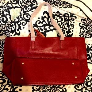 Brand new leather M.I.L.A tote
